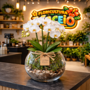 Orquídea no Aquário